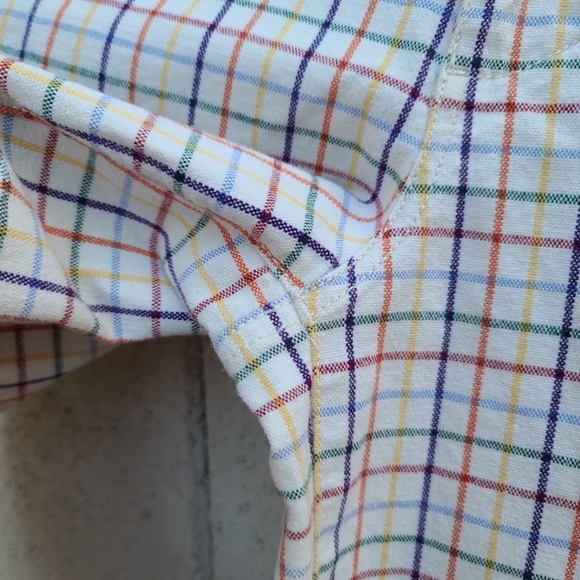 Madewell Emmett Wide-Leg Pants Rainbow Windowpane - Picture 6 of 14